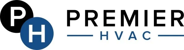 premier hvac services blue logo